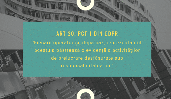 Article 30 GDPR Article 30 GDPR, point 1