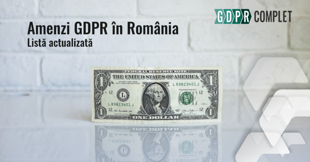 Amenzi GDPR în România