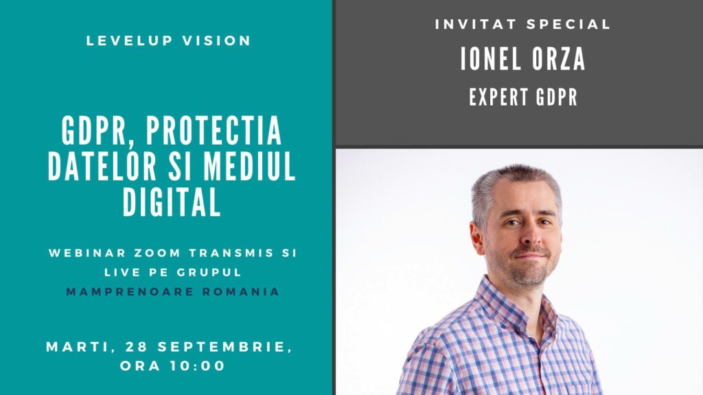 eveniment online GDPR