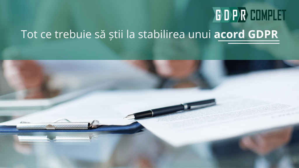 Acord GDPR de prelucrare a datelor