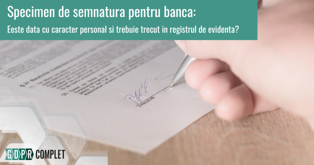 specimen semnatura pentru banca
